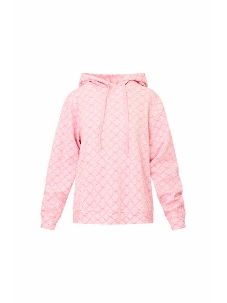 LOVE SHACK FANCY NACOVA HOODIE PINK PEPPERMINT
