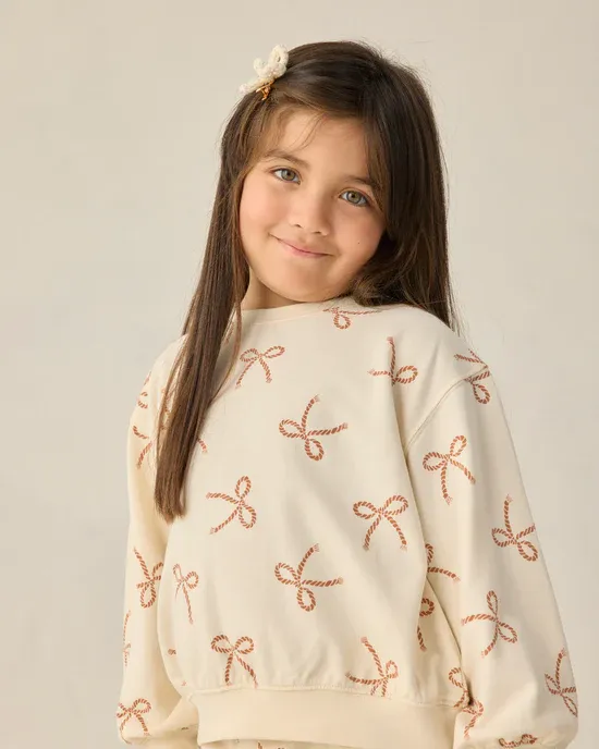 RYLEE &amp; CRU SUMMER TERRY SET SAILOR BOWS