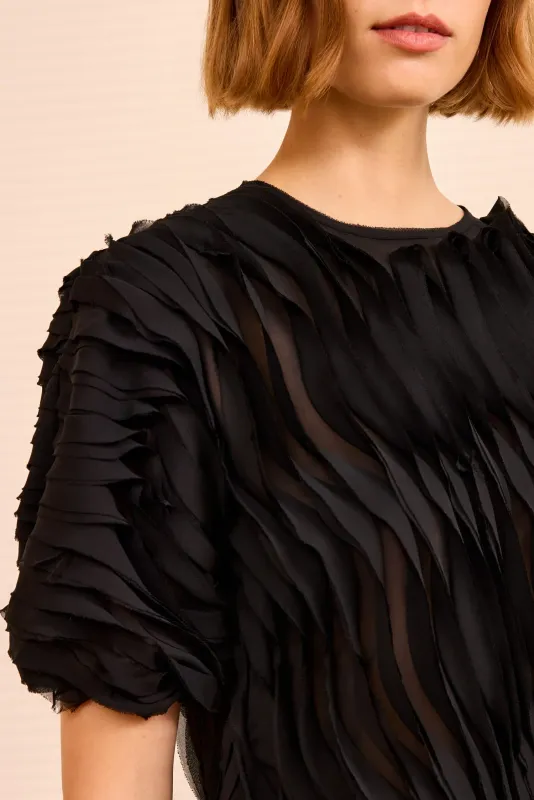 Ulla Johnson Vayda SS Top Black
