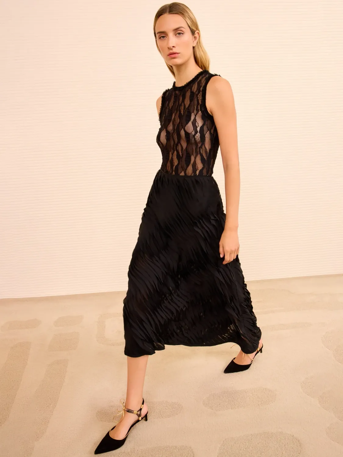 Ulla Johnson Amiko Midi Skirt BLack