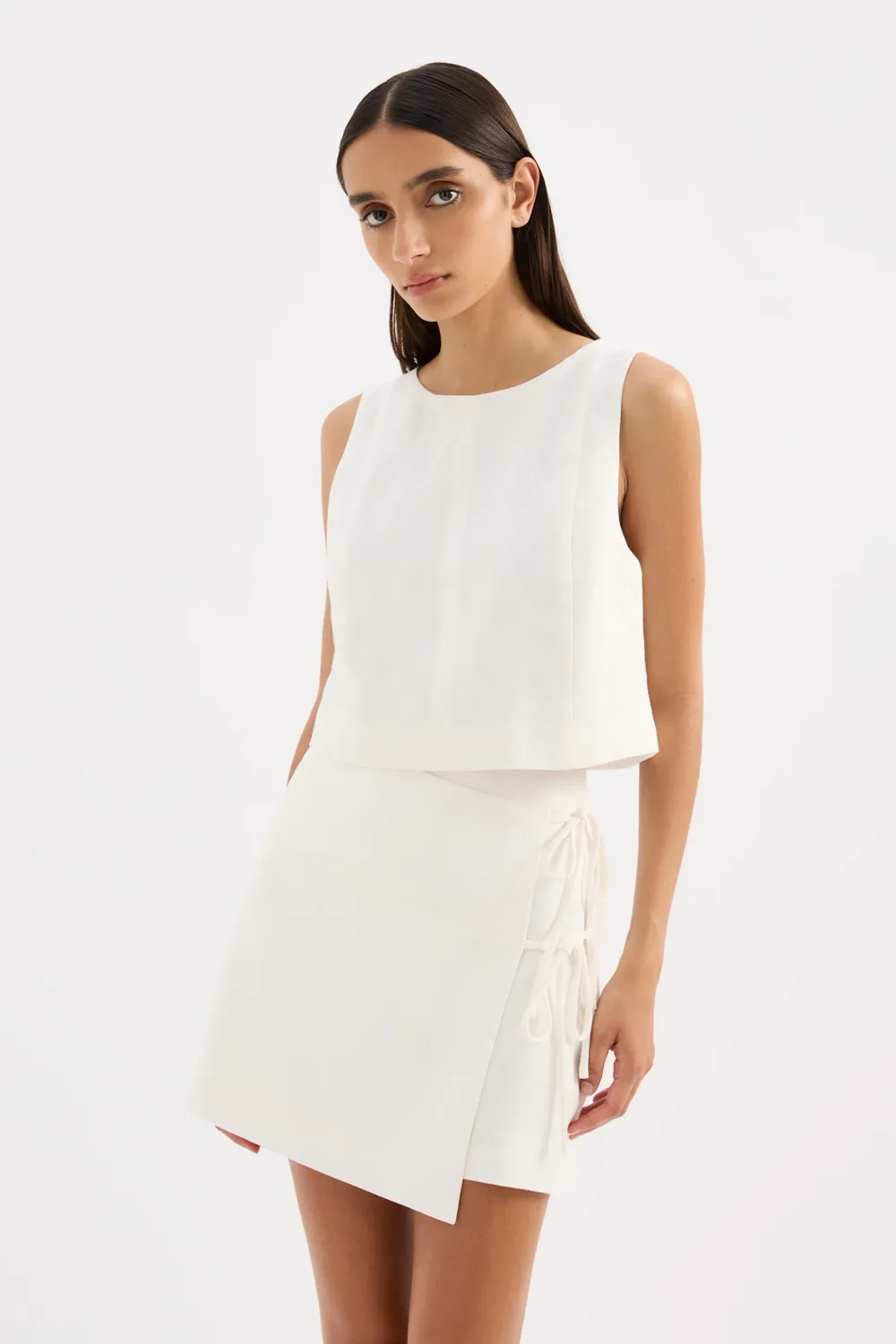 NUDE LUCY  MARLIE LINEN TOP