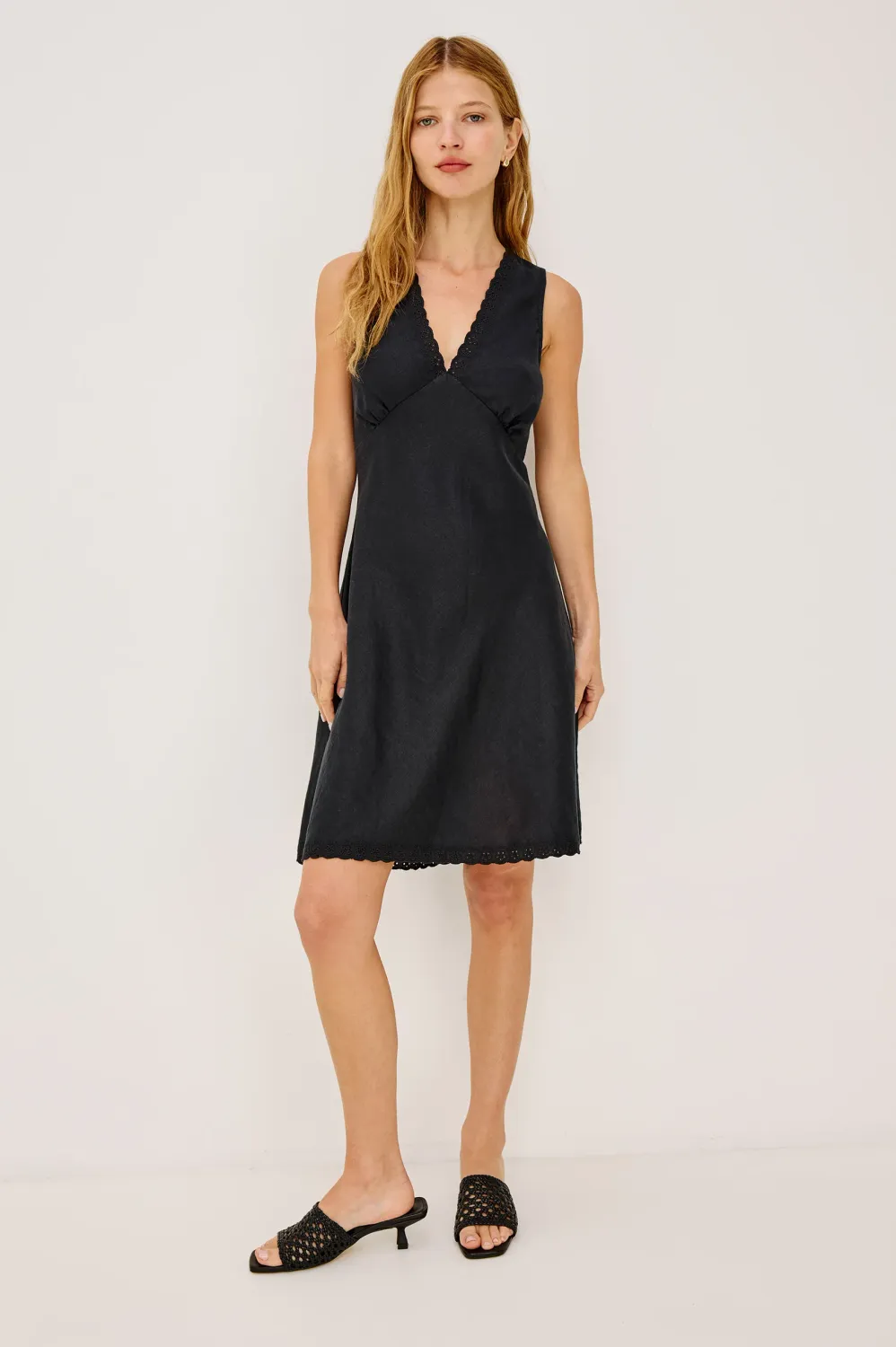 RAILS BEX BLACK LINEN
