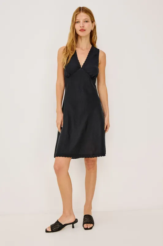 RAILS BEX BLACK LINEN