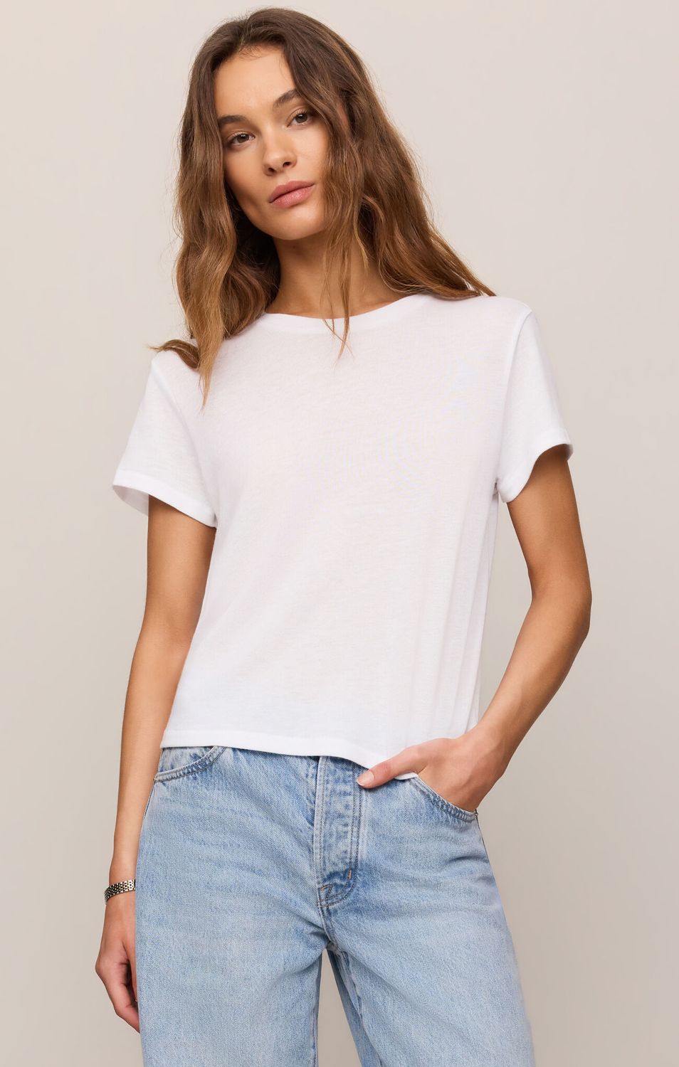Z Supply Tourist Tee White
