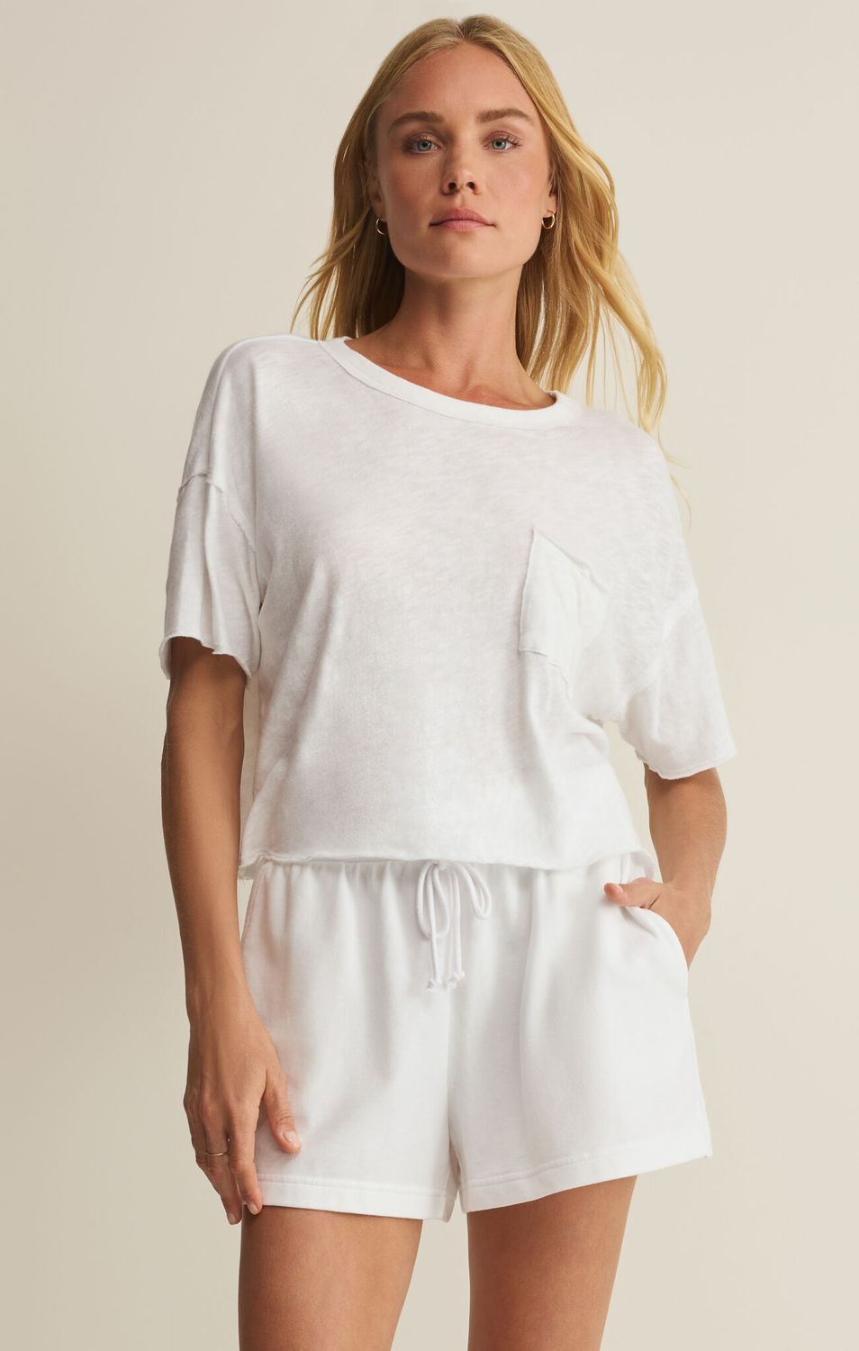 Z Supply Everyday Pocket Tee White