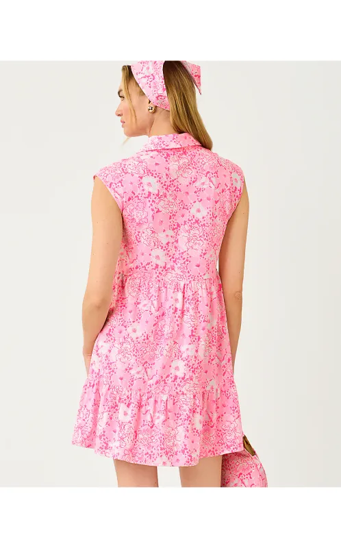 Lilly Pulitzer Arley Dress Conch Shell Pink Burst Of Joy