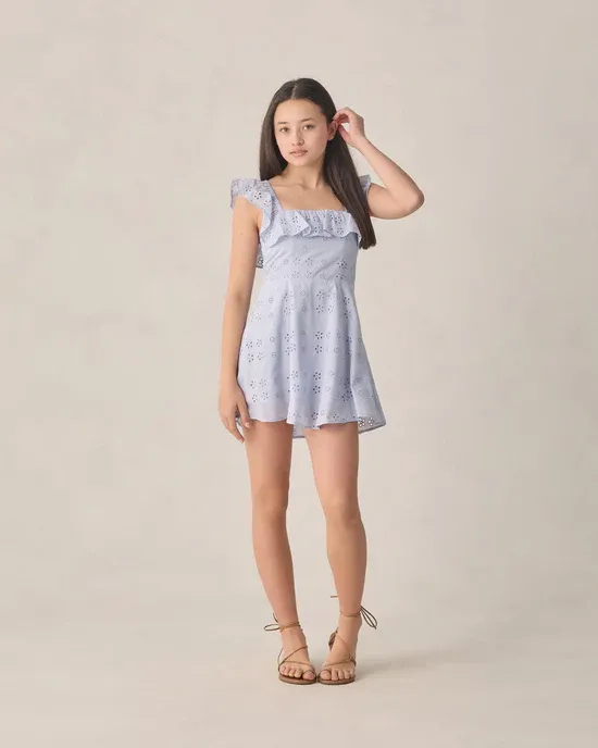 RYLEE &amp; CRU TEEN BIANCA MINI DRESS PERIWINKLE