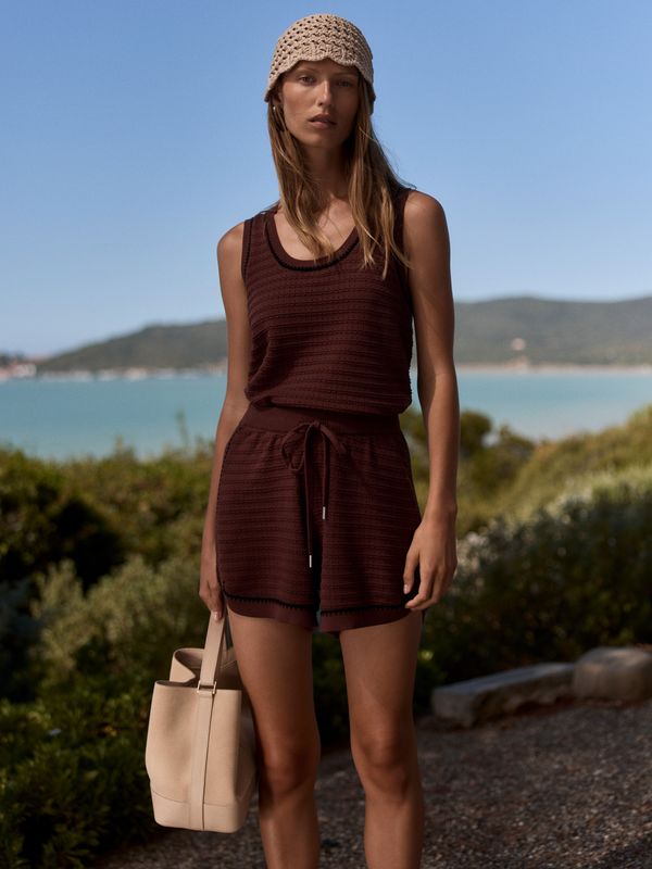 Varley Morden Knit Short Ironwood