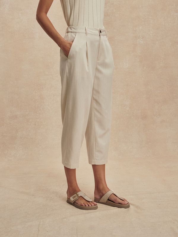Varley Ellison Crop Wide Leg 24 Birch Marl