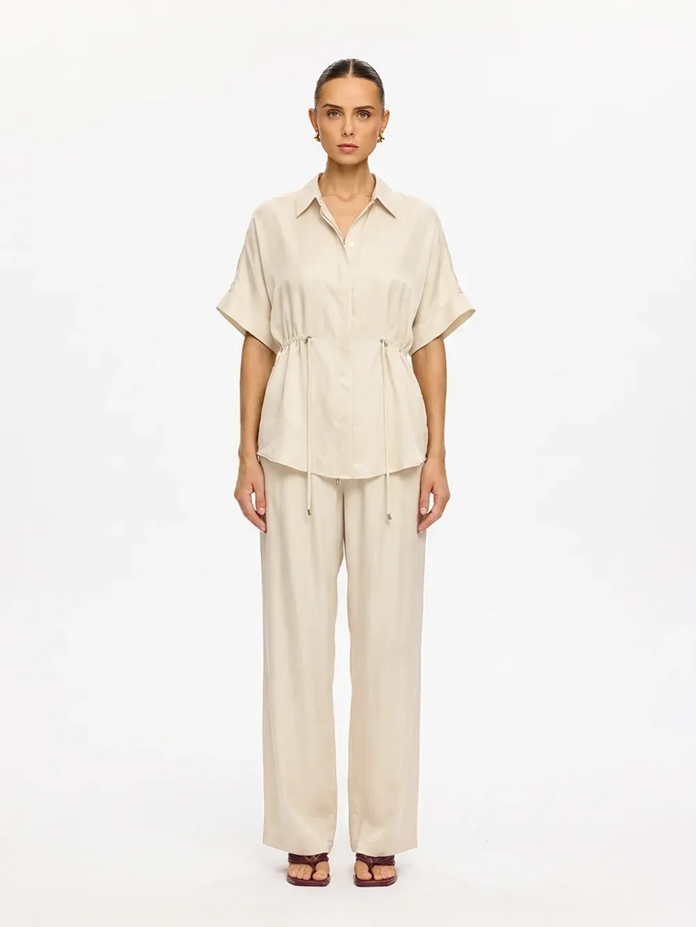 Kivari Jaxon Shirt CHAMPAGNE