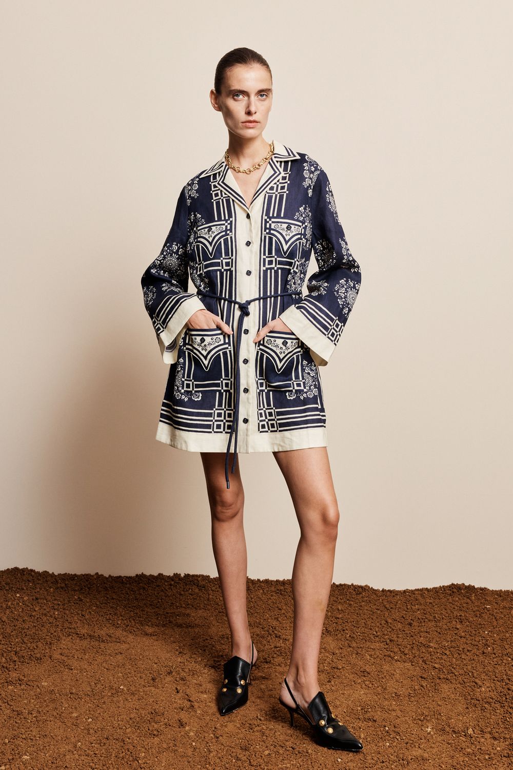 ALEMAIS BANDERRA MINI DRESS