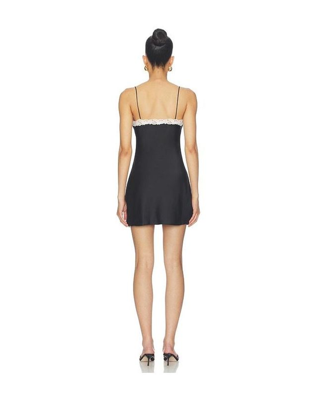 LOVE SHACK FANCY MARISTELLA DRESS BLACK