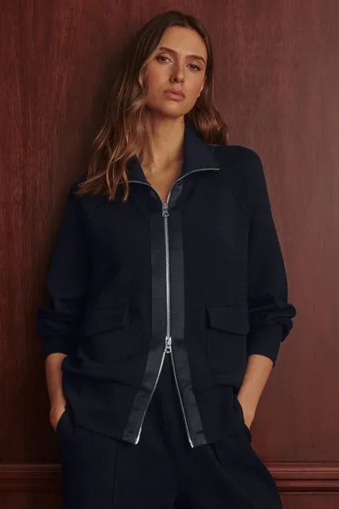 Varley roxbury zip through blue nights