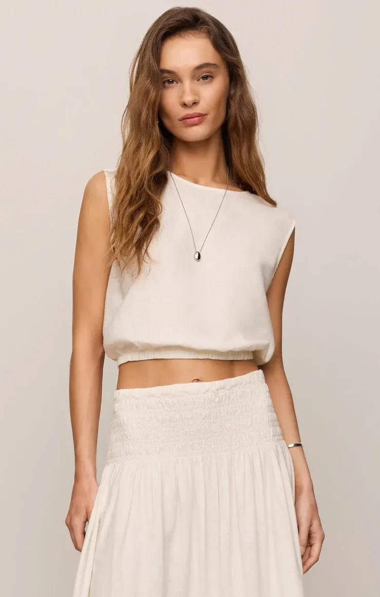 Z Supply Merit Top White