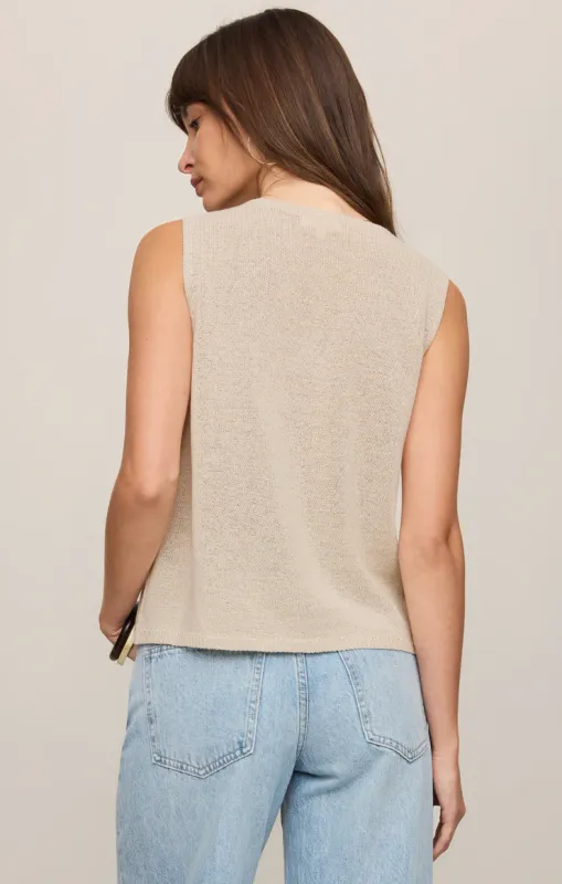 Z Supply Syd Sweater Vest Sandstone