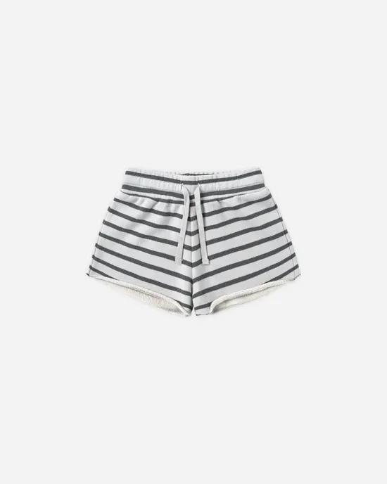 RYLEE &amp; CRU SWEAT SHORT MIDNIGHT STRIPE