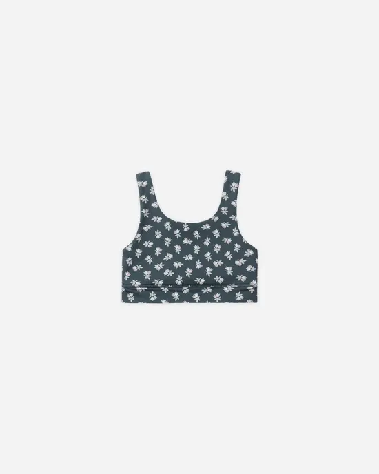 RYLEE &amp; CRU SWIFT SPORTS BRA BLUE BLOOMS