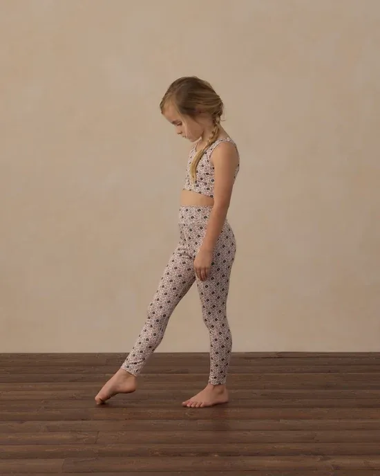 RYLEE &amp; CRU BASIC LEGGING BLUE PRIMROSE