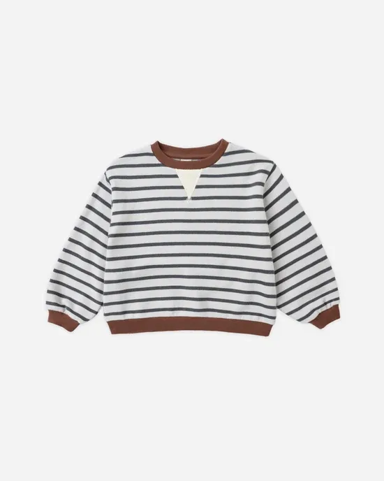 RYLEE &amp; CRU LEGEND SWEATSHIRT MIDNIGHT STRIPE