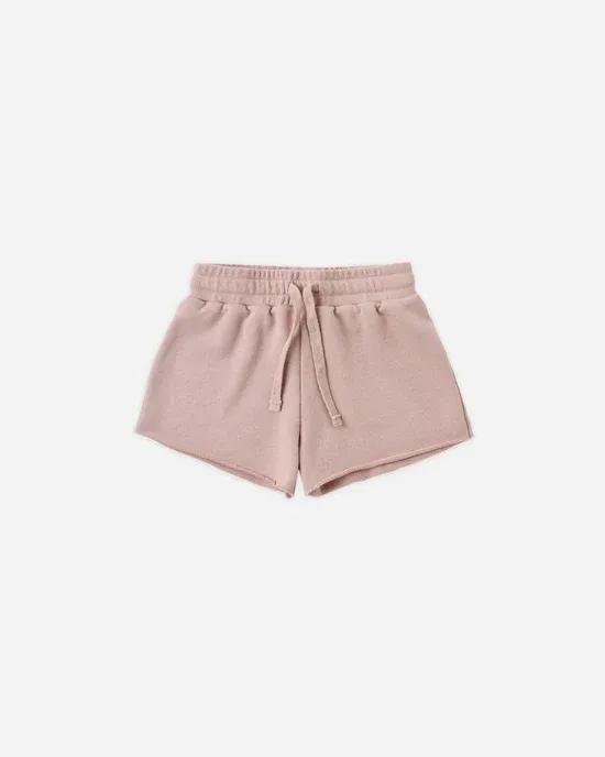 RYLEE &amp; CRU SWEAT SHORT ROSEWOOD
