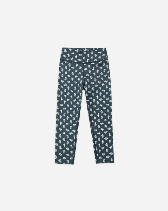 RYLEE &amp; CRU BASIC LEGGING BLUE BLOOMS