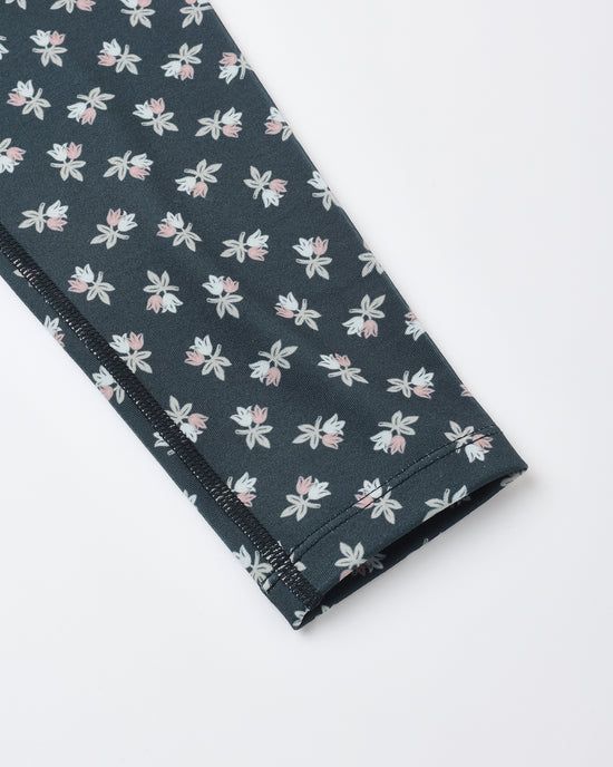 RYLEE &amp; CRU BASIC LEGGING BLUE BLOOMS