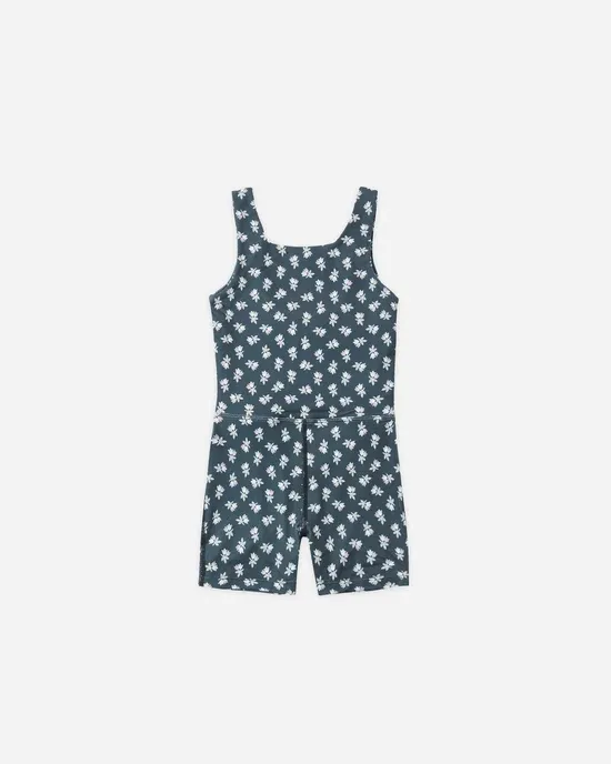RYLEE &amp; CRU MALIBU BODYSUIT BLUE BLOOMS