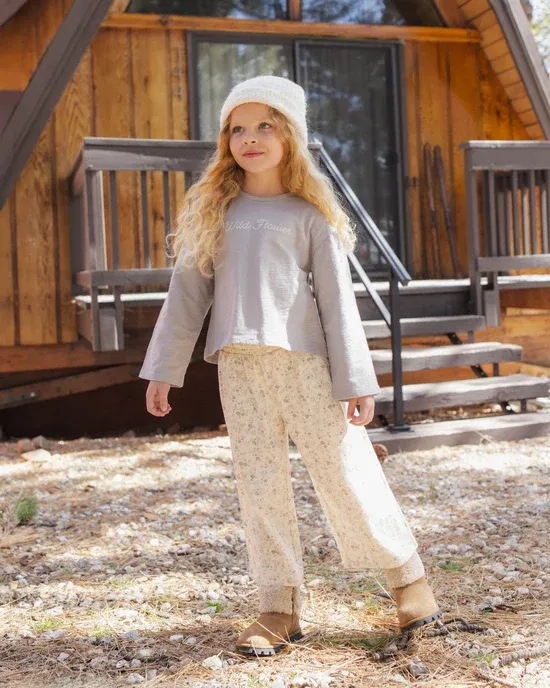 RYLEE &amp; CRU WIDE LEG PANT MEADOW