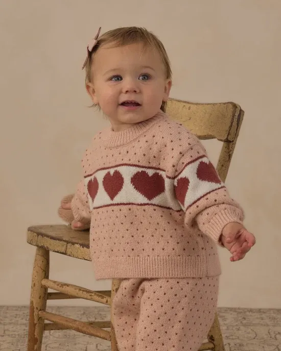 RYLEE &amp; CRU REAGAN SWEATER HEARTS