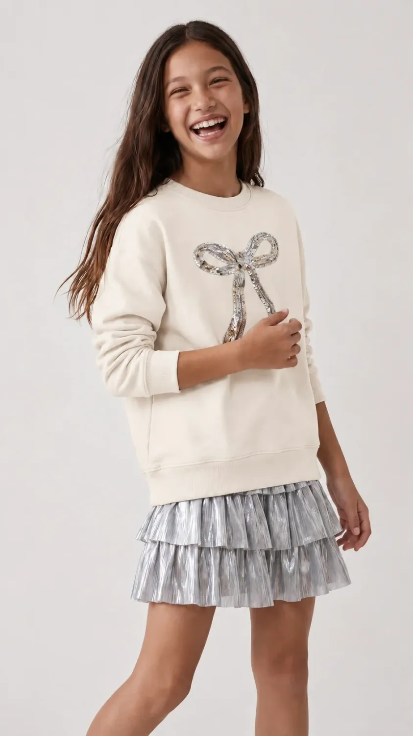 Summer Loving Epi-Sweatshirt-Sequin-Bow