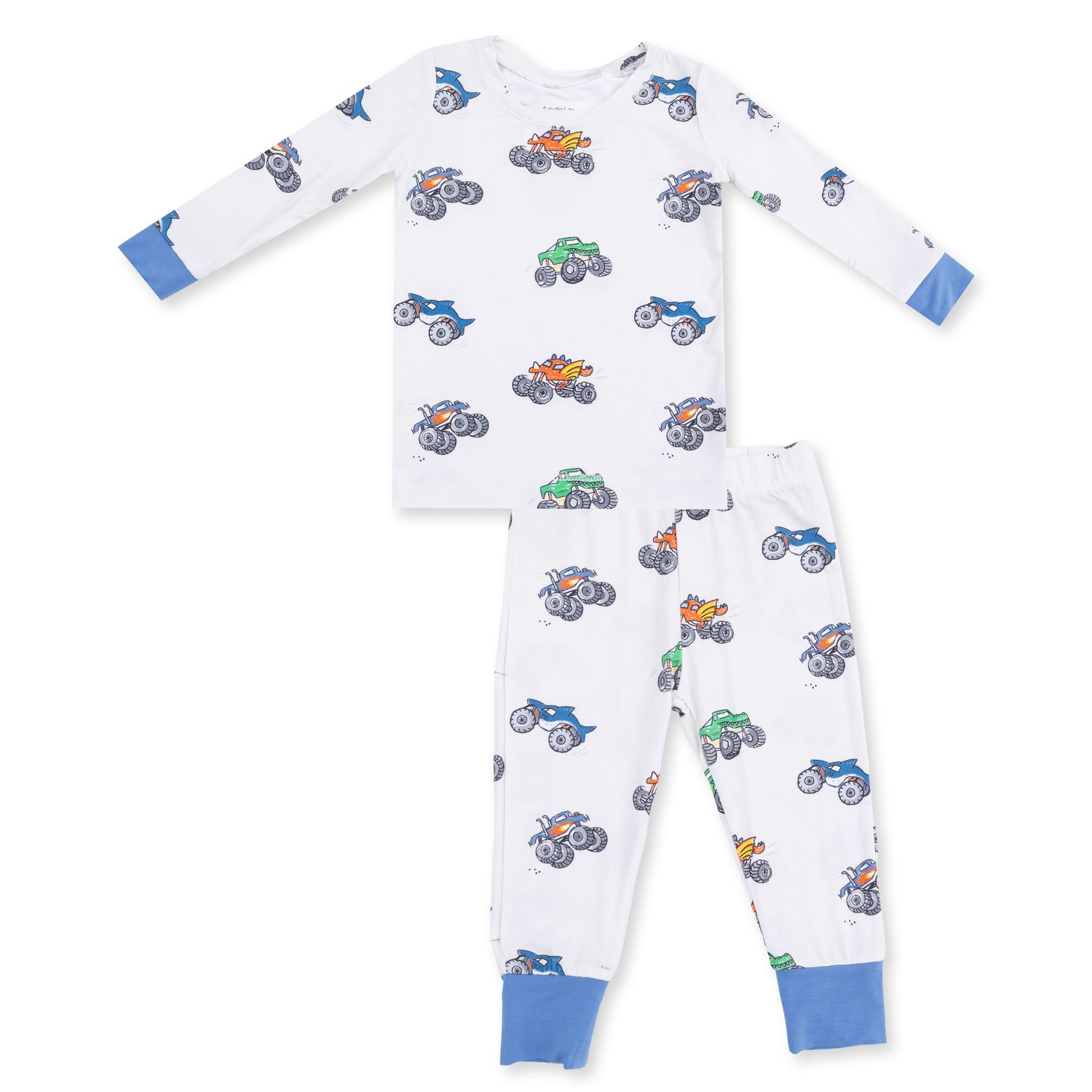 Angel Dear Monster Trucks - Long Sleeve Loungewear Set