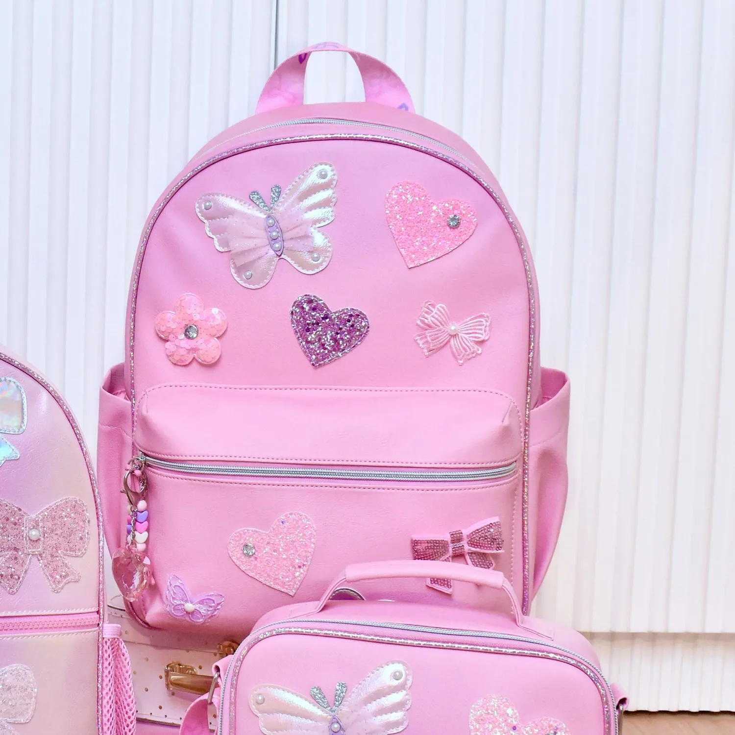 OMG BUTTERFLY APPLIQUE LARGE BACKPACK