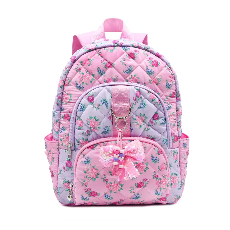 OMG FLORAL QUILTED LARGE BACKPACK