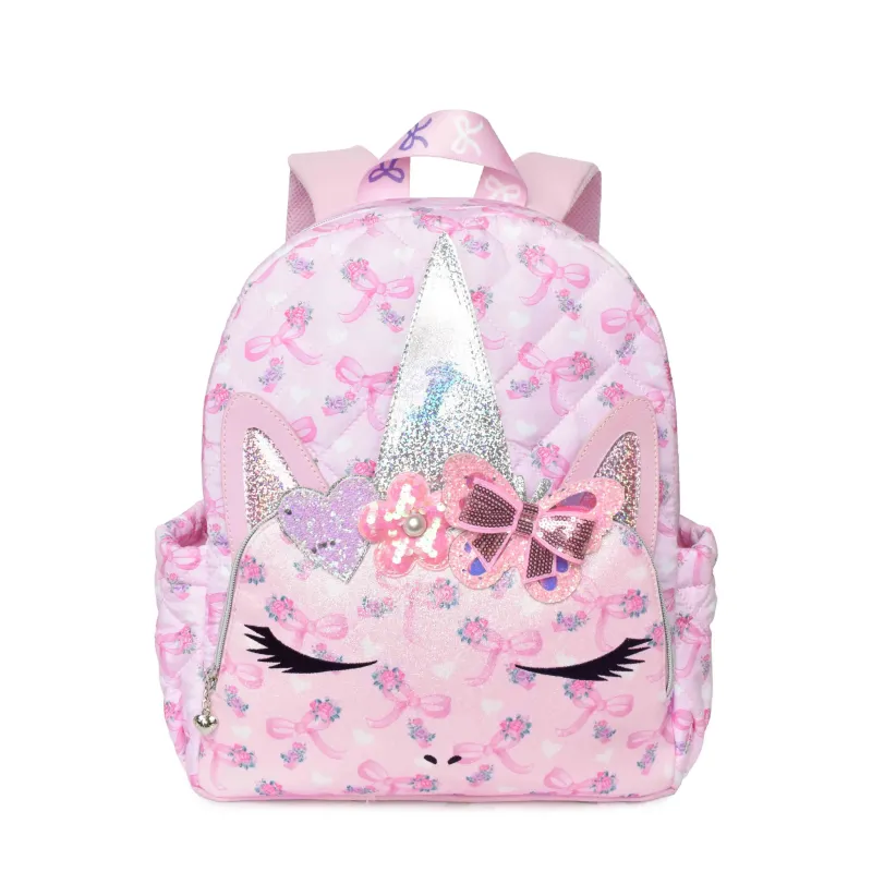 OMG GWEN FLORAL BOW QUILTED