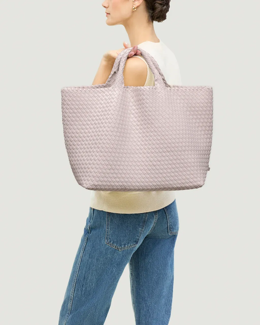 NAGHEDI ST BARTHS LARGE TOTE PETAL