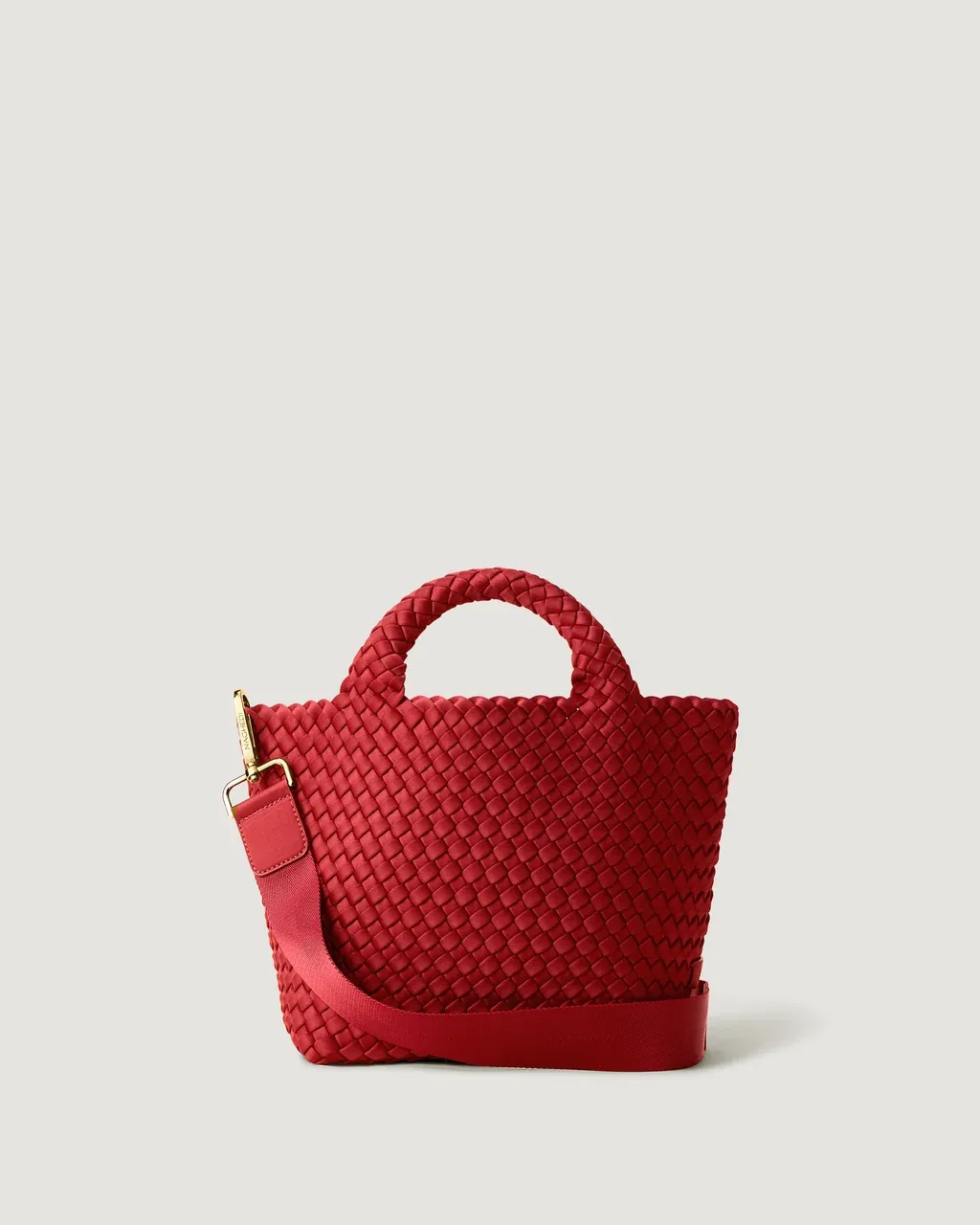 NAGHEDI  ST. BARTHS SMALL TOTE ROSSO