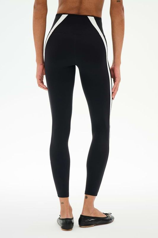 SPLITS 59 MILES HIGH WAIST RIGOR 7/8 BLACK/WHITE