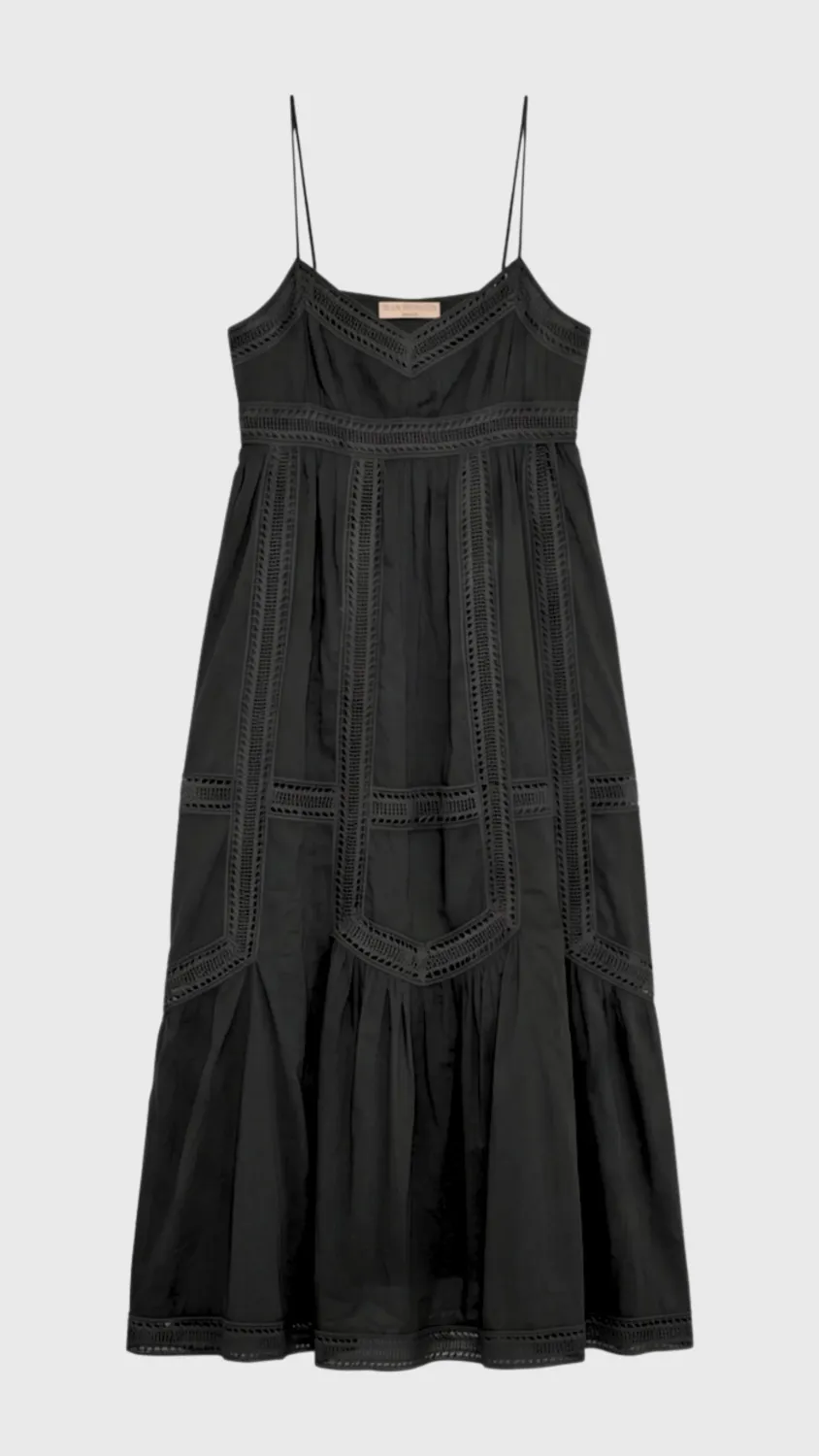 Ulla Johnson Romilly Cami Cotton Dress NOIR