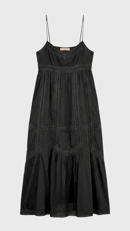 Ulla Johnson Romilly Cami Cotton Dress NOIR