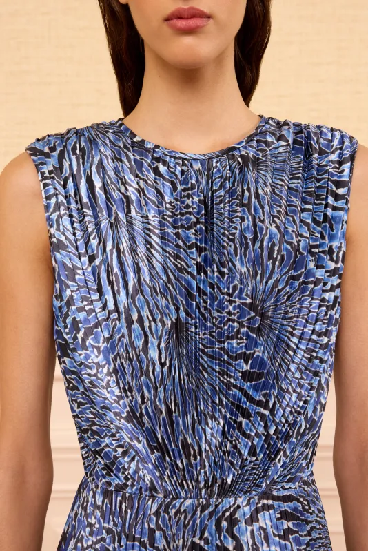 Ulla Johnson Malin SS Satin Dress LAPIS