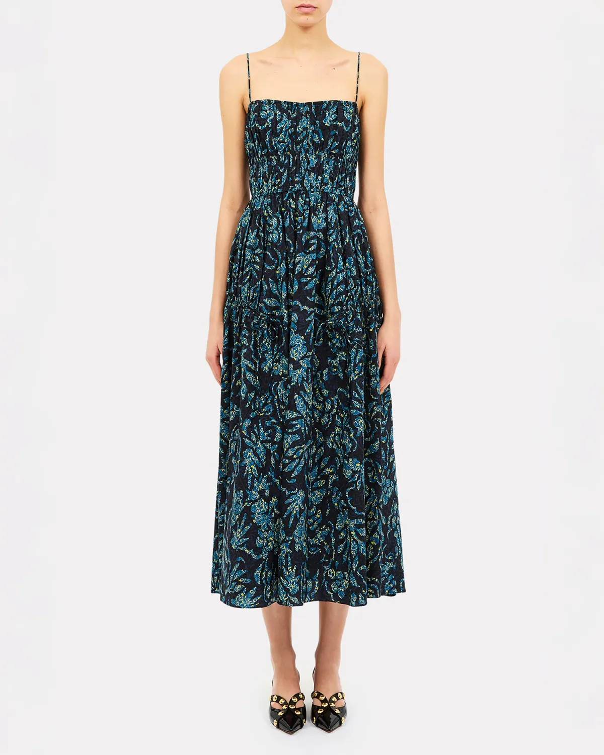 Ulla Johnson Vidri Cami Cotton Dress MIDNIGHT
