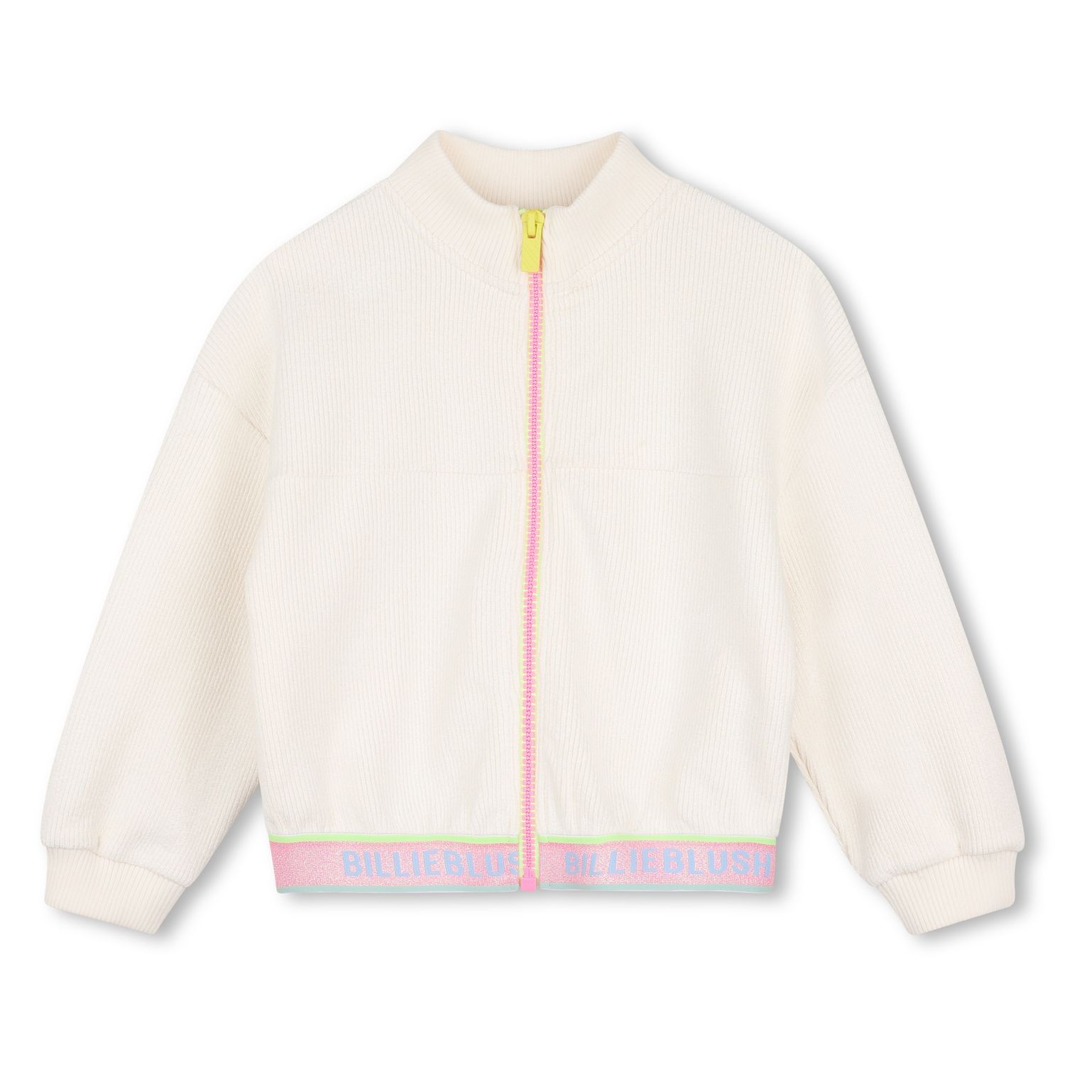 BILLIE BLUSH GIRLS CORDUROY ZIP UP SWEATSHIRT