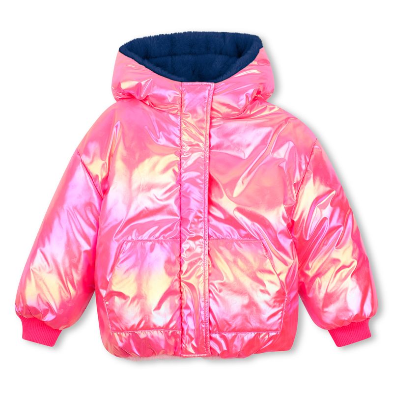 BILLIE BLUSH GIRLS REVERSIBLE FAUX FUR JACKET