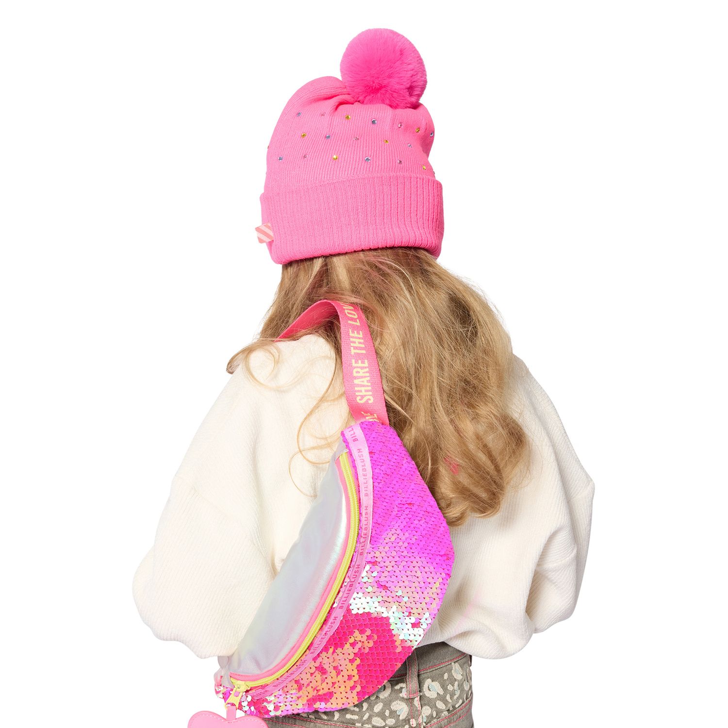 BILLIE BLUSH GIRLS SEQUIN FANNY PACK