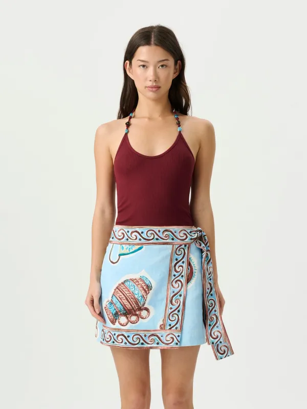 ROAME EMBER RIB TANK MULBERRY