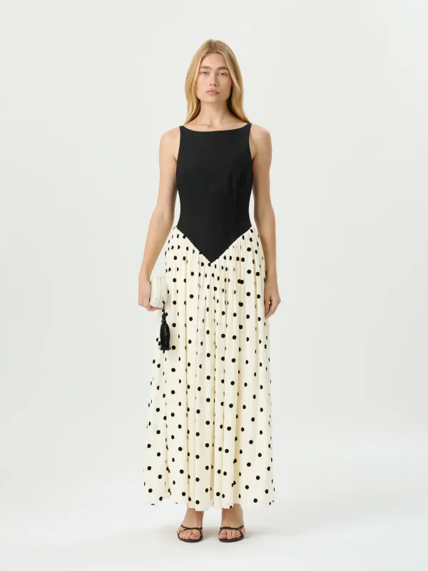 ROAME PAMELA DRESS HEIRLOOM DOT