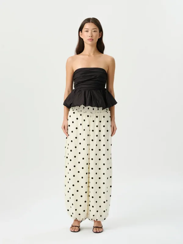 ROAME HAZEL TOP BLACK