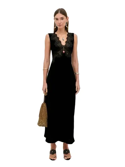Rixo Lysandra Dress Black