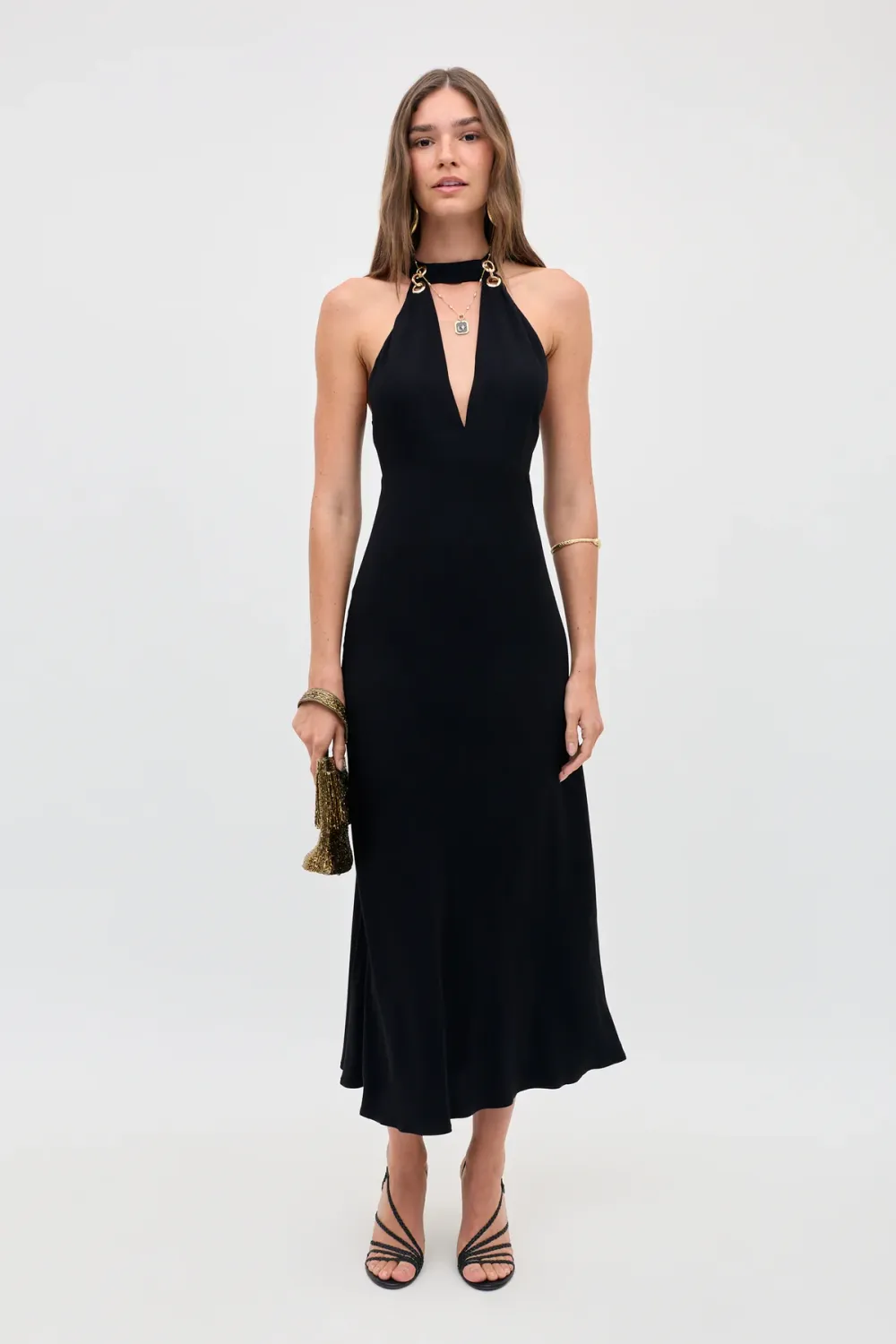 Rixo Eleanora Dress Black