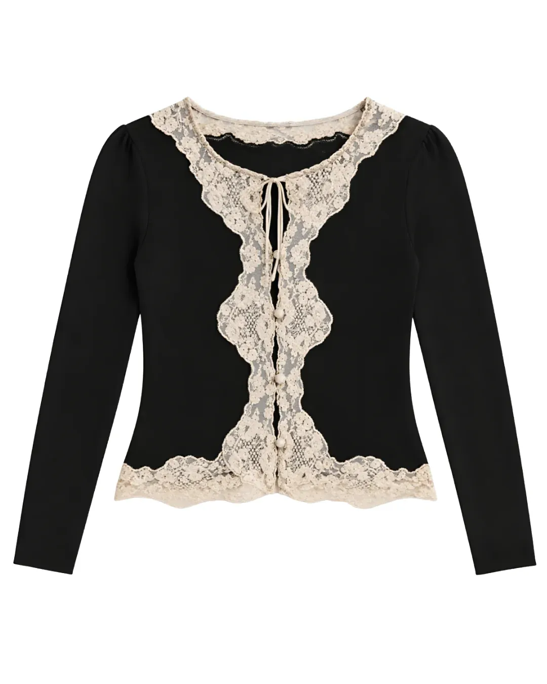Rixo Tassia Cardigan Black